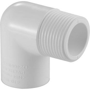 Lesso America Inc 410-007B 3/4 Schedule 40 90 MPT x Slip Street Elbow
