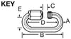 Campbell Quick Link, Steel, Zinc Plated, #7350