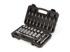 TEKTON 3/8 Inch Drive 6-Point Socket and Ratchet Set with Case (34-Piece)
