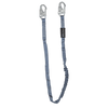 Fall Tech 6' Internal Energy Absorbing Lanyard, Single-leg with Steel Snap Hooks
