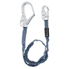Fall Tech 6' Internal Energy Absorbing Lanyard, Single-leg with Steel Connectors