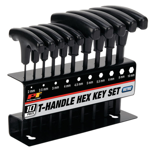 Performance Tool 10 pc. Metric T-Handle Hex Key